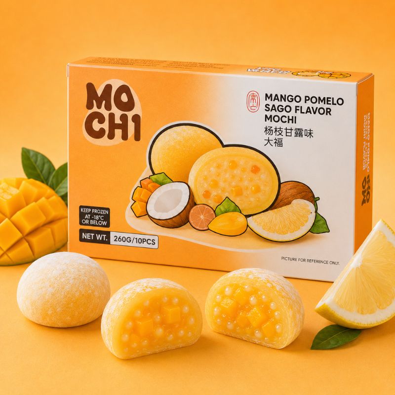Wundercook Mango Pomelo Sago Mochi Ice Cream
