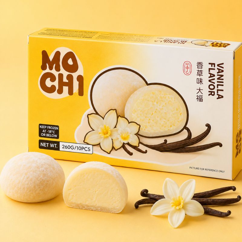 Wundercook Vanilla Mochi Ice Cream